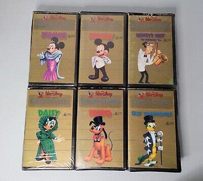 Walt Disney Cartoon Classics Limited Gold Edition Vhs X Free Postage