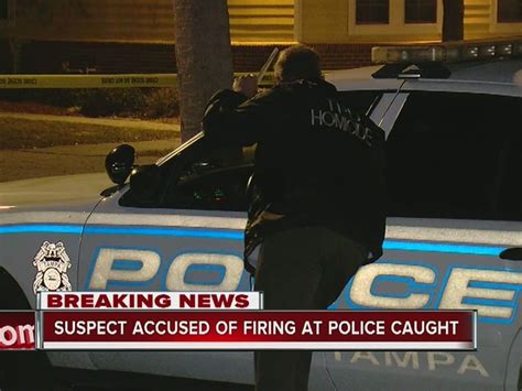 burglary suspects open fire at tampa officers