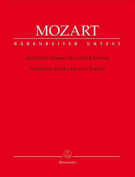 Mozart Wa Complete Works For Two Pianos Urtext Node Nodehusetdk