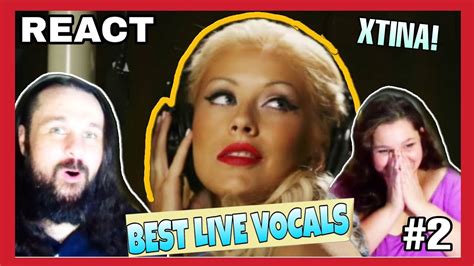 vocal coaches react christina aguilera best live vocals parte 2 youtube