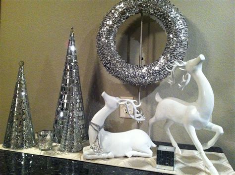 Silver Christmas Vignette Christmas Vignettes Silver Christmas