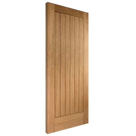 Xl Joinery Internal Oak Unfinished Suffolk Essential 6p Door At Leader
