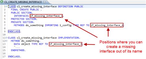 Creating ABAP Classes Or ABAP Interfaces From Usage