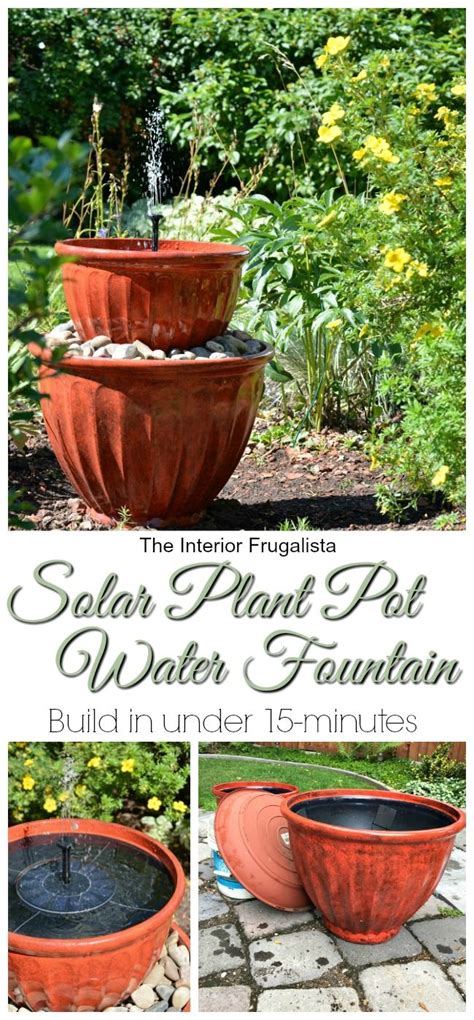 Plant roots also help keeping the water clean and free from algae. Looking for a simple DIY Water Feature for your yard? Here ...