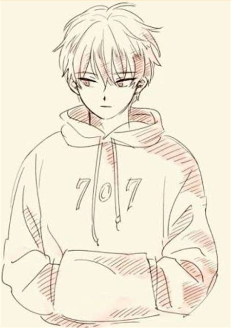 Anime Boy Pencil Sketch In 2021 Cute Boy Drawing Anime Boy Sketch