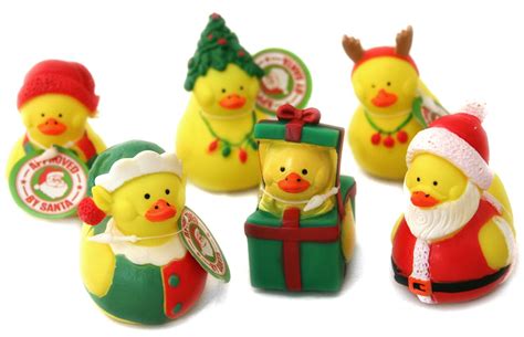 Festive Bathtime Christmas Rubber Duck Design May Vary Ebay