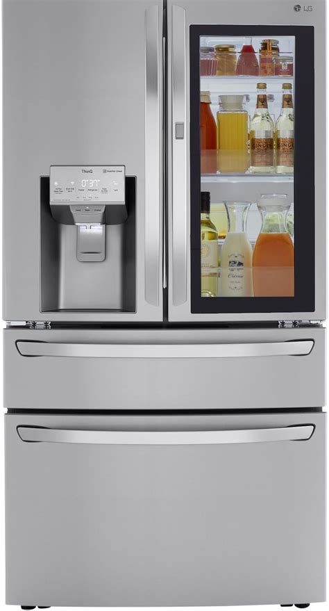 lg 22 5 cu ft printproof™ stainless steel counter depth french door refrigerator weir s