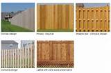 Styles Of Wood Fencing Images