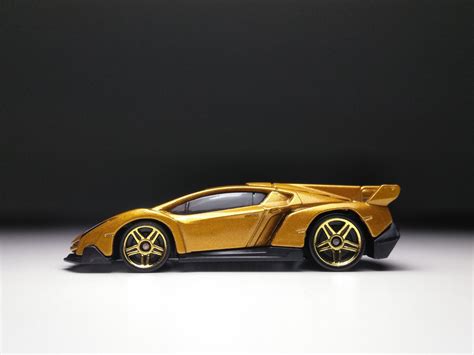 Hot Wheels Lamborghini Veneno Gold Custom Plastic Wheels Etsy