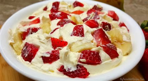 Strawberry Banana Cheesecake Salad My Incredible Recipes