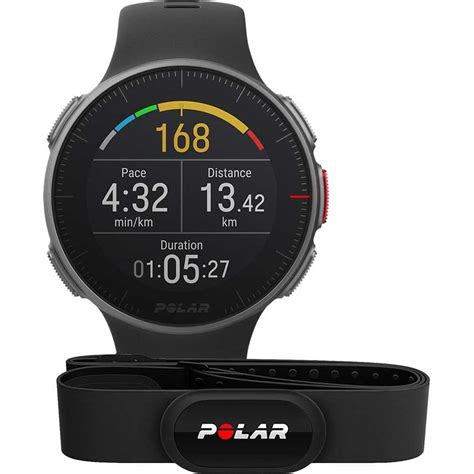 Polar Vantage V Pro Multisport Watch With Hr Strap Black Watches