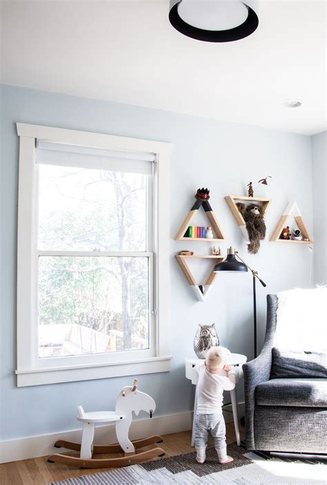 Kelly Chose A Muted Color Palette With Soft Blue Walls And