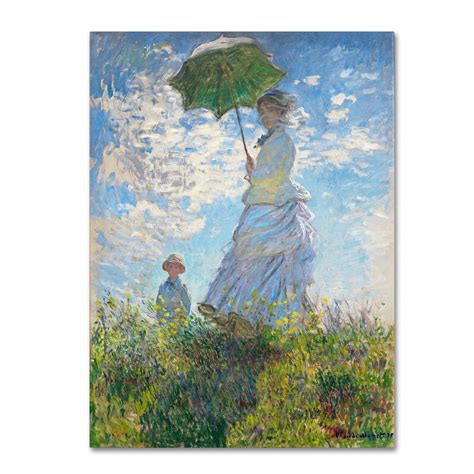 Shop Claude Monet Woman With A Parasol 1875 Canvas Art Free