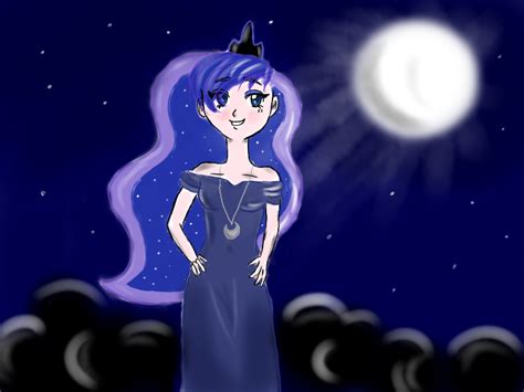 Princess Luna Human By Moonrosie On Deviantart