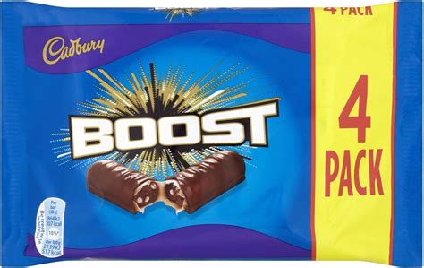 Cadbury Boost Chocolate Bar 4 Pack 160g Uk Grocery