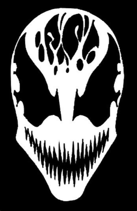 Carnage Face Logo Vinyl Sticker Decal 2 4 6 Etsy