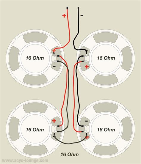 Speaker Cabinet Wiring 8 Ohms