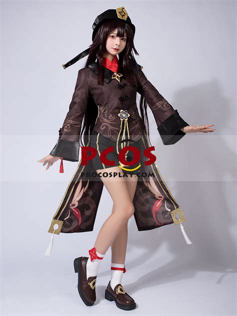 Game Genshin Impact Hu Tao Cosplay Costume Jacquard Version Best