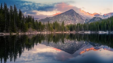 3840x2160 Bear Lake Reflection At Rocky Mountain National Park 4k 4k Hd