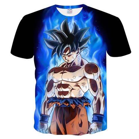 This is not the full amv that i've been talking about in past videos, that one is. New Dragon Ball Z T shirts Mens Summer 3D Printing Super ...