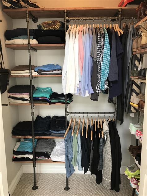 You can see it (mostly) finished here. Pin on Industrial pipe closet