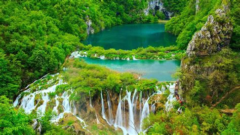 Photo Les Cascades Du Parc National Des Lacs De Plitvice En Croatie