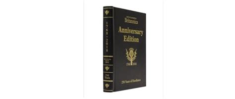 Enciclopedia Britannica Anniversary Edition Encyclopaedia Britannica