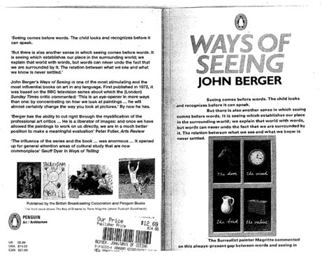 John Berger Ways Of Seeing Ways Of Seeing