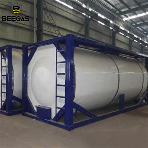 20ft Oxygen Argon Co2 N2 Gas Tank Containers 20m3 Liquid Nitrogen Iso