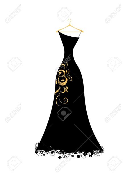 Wedding Dress Silhouette Clip Art At Getdrawings Free Download