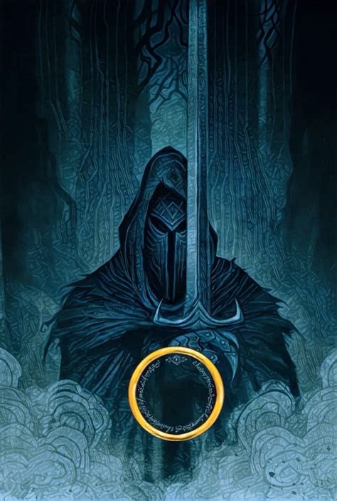 The Ringwraith Lord Of The Rings Middle Earth Art Fellowship Of The