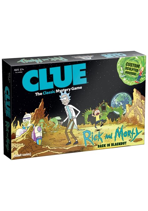 Clue Rick And Morty Board Game Board Game Your