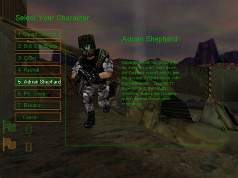 This time we're not looking at the world through the eyes of gordon freeman, but rather a marine called adrian shepard. Half-Life: Opposing Force CTF