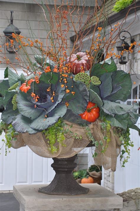 Most Beautiful Fall Planter Ideas 48 Read More Fall Container