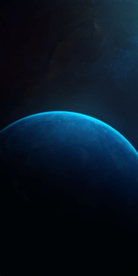 Download 1080x2160 Wallpaper Blue Planet Space Surface Art Honor 7x