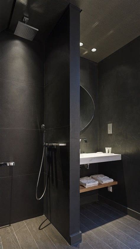 30 Astonishing Black Bathroom Designs Projeto Moderno De Banheiro