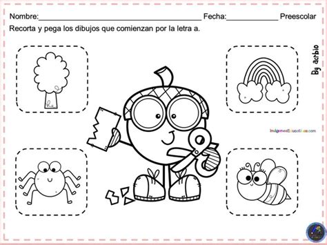 Cuaderno Para Preescolar Imagenes Educativas 73 Trabajos Para