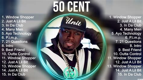 50 Cent Greatest Hits ~ Best Songs Music Hits Collection Top 10 Pop