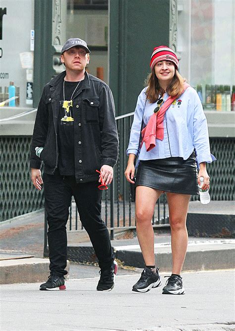 She is dating rupert grint since 2011. Rupert Grint & GF Georgia Groome Take Baby Daughter On ...