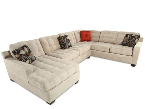 Deep Seated Tufted Sectional Broyhill Tribeca Mathis Brothers