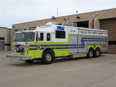 Dfw Airport Haz Matrescue 1 ~ Pierce Heavy Duty Rescue Squad Fire