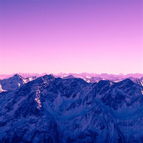 Pink Sky Mountains 4k Wallpapers Hd Wallpapers Id 29738