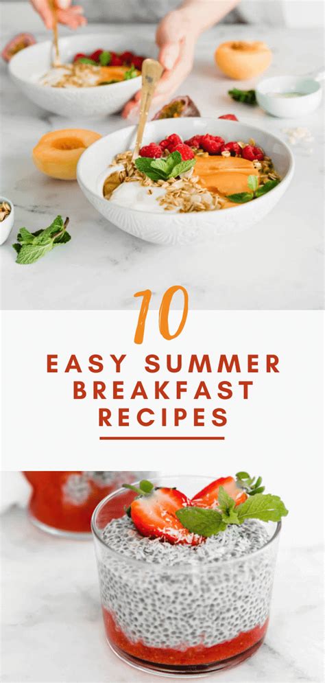 10 Easy Summer Breakfast Ideas Baking Ginger