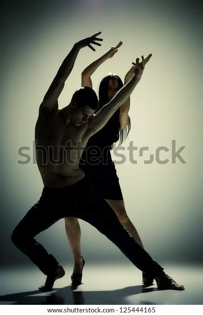 Man Woman Passionate Dance Pose Stock Photo Edit Now