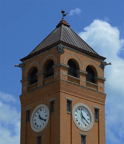 Clock Tower Macon County Courthouse Tuskegee Al David Reed Flickr