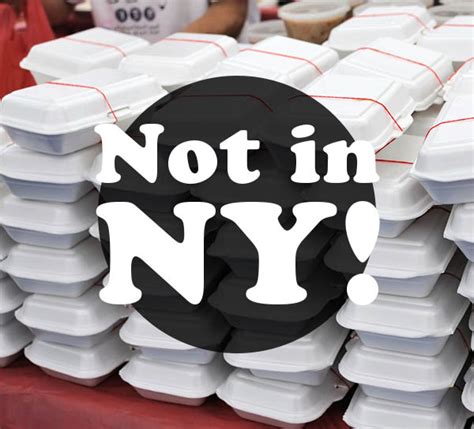 New York Bans Styrofoam Take Out Containers Eat Drink Better