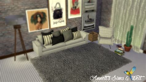 Sims 4 Ccs The Best Fluffy Rugs By Annett85