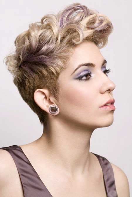 This short curly pixie cut is a mix of short and edginess, but also soft and feminine. 15 Short Curly Pixie Hairstyles - The Xerxes