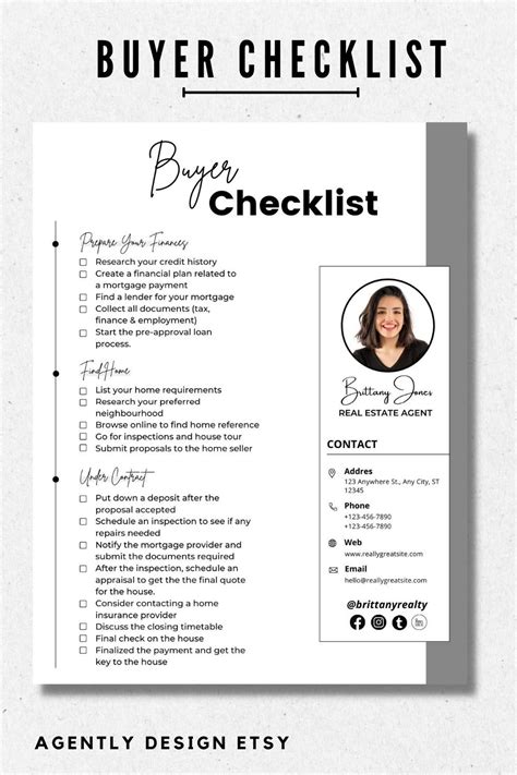 Real Estate Buyers Guide Home Buying Checklist Home Buying Process Home Buying Checklist