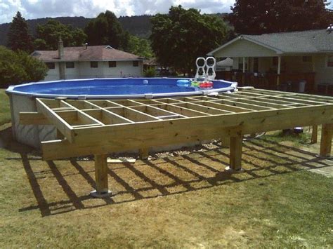 24 Ft Above Ground Pool Deck Plans Bing Images Wood Pool Deck Pool